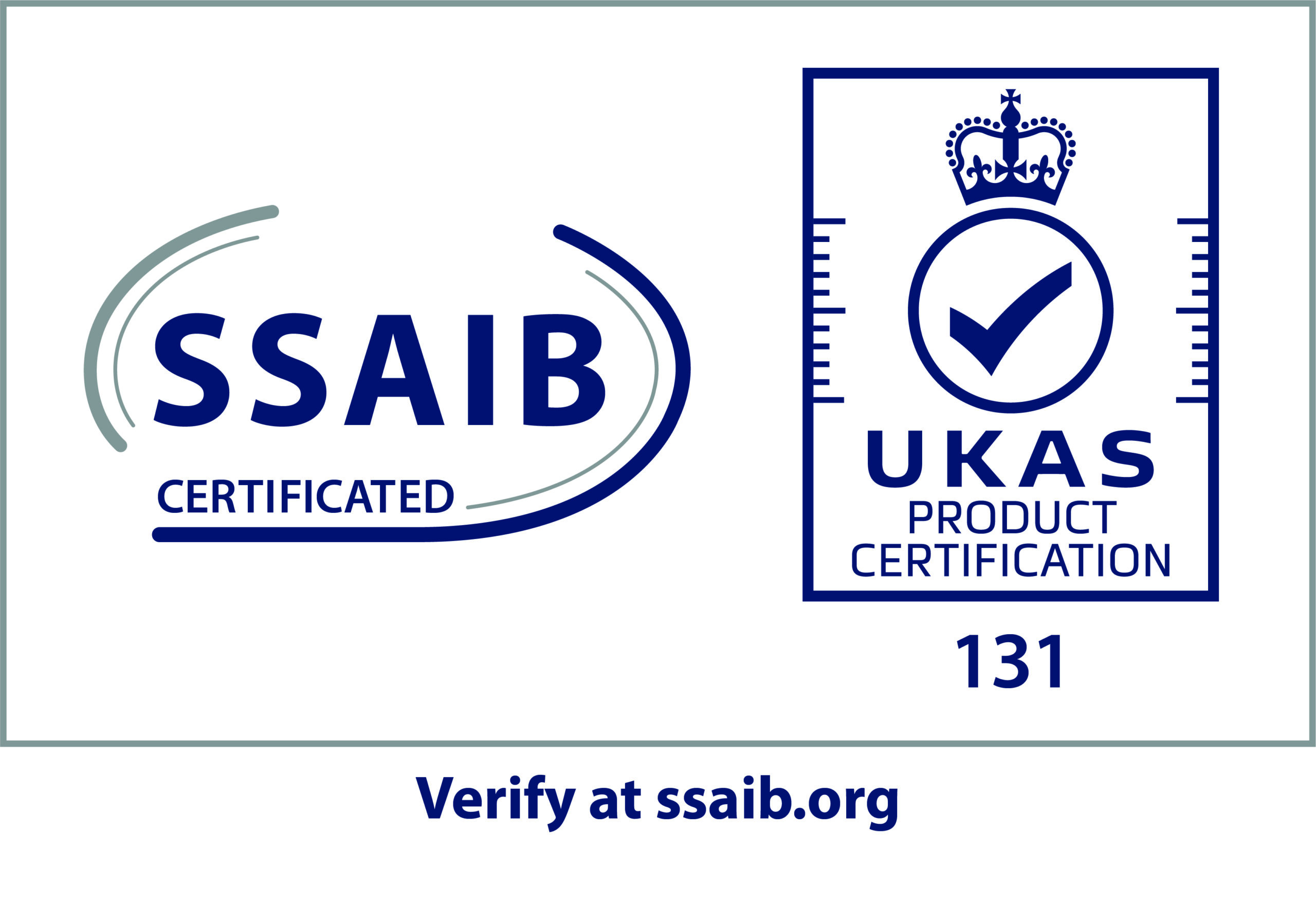 UKAS SSAIB Product Certfication Logo